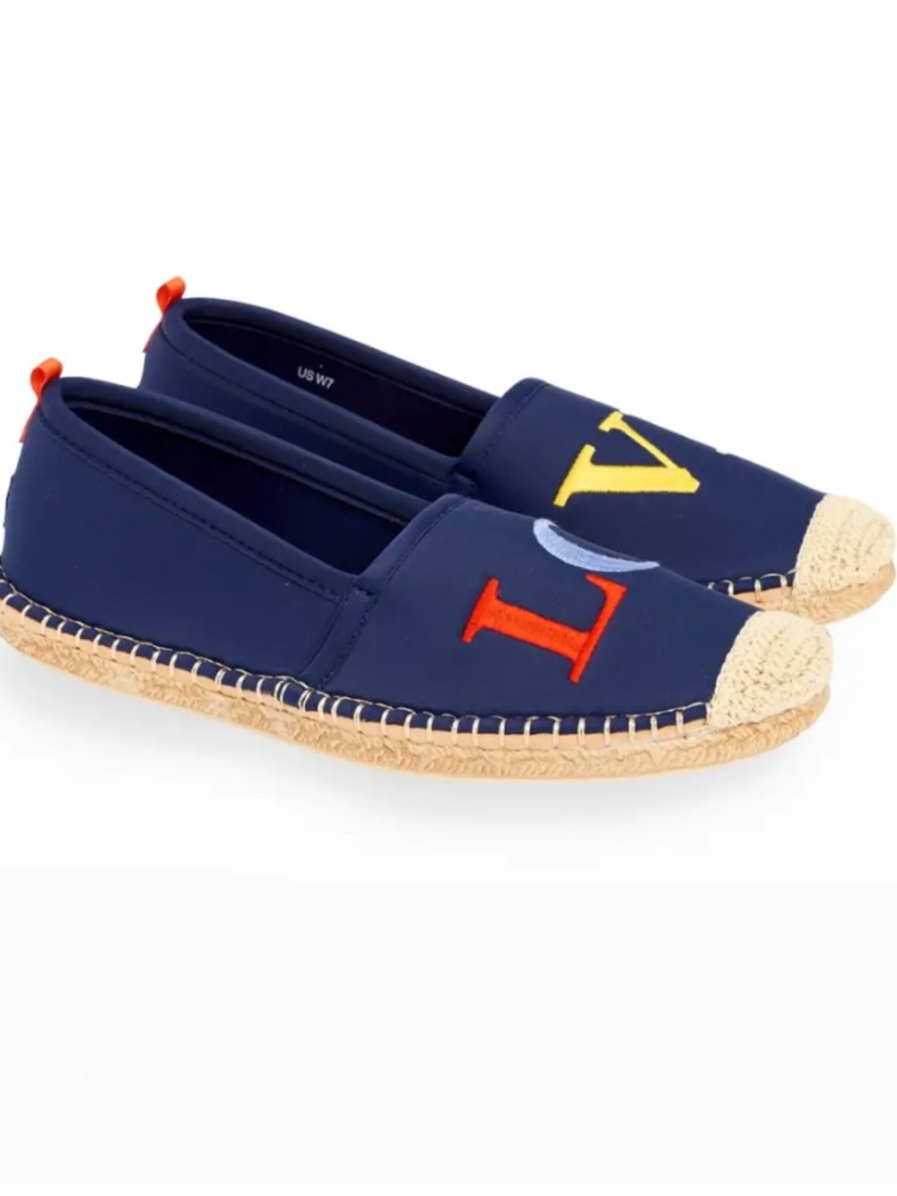 Womens SEA STAR 🌟 Embroidered Slip-On Espadrilles. BEACHWEAR 6